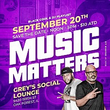 Black Cool & DJ Playlist, Music Matters