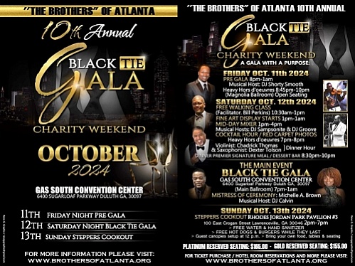 The Brothers of Atlanta, Black Tie Gala