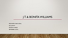 J.T. & Bonita Williams