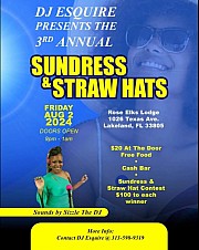 DJ Esquire, 3rd Annual Sundress & Straw Hats