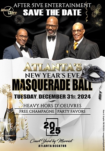 After 5ive Entertainment, Atlanta's New Year's Eve Masquerade Ball