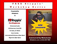 ILoveSteppin.com, Sips Free Steppin Workshop Series